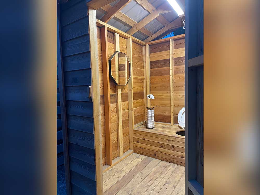 Fawn Lake Lumber Outhouse