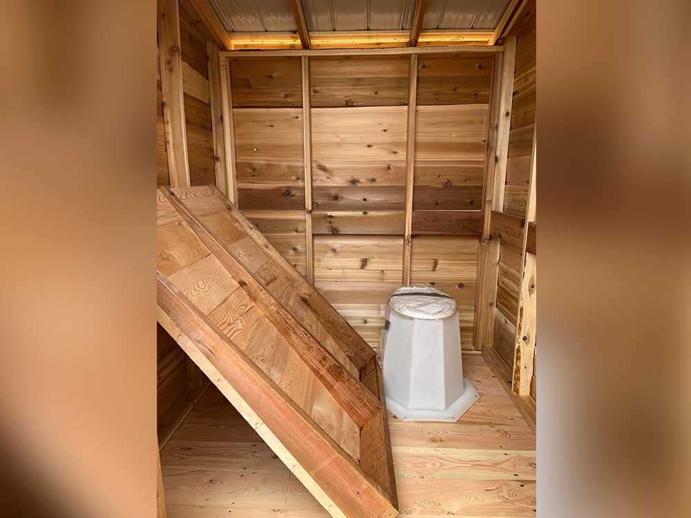 Fawn Lake Lumber Outhouse