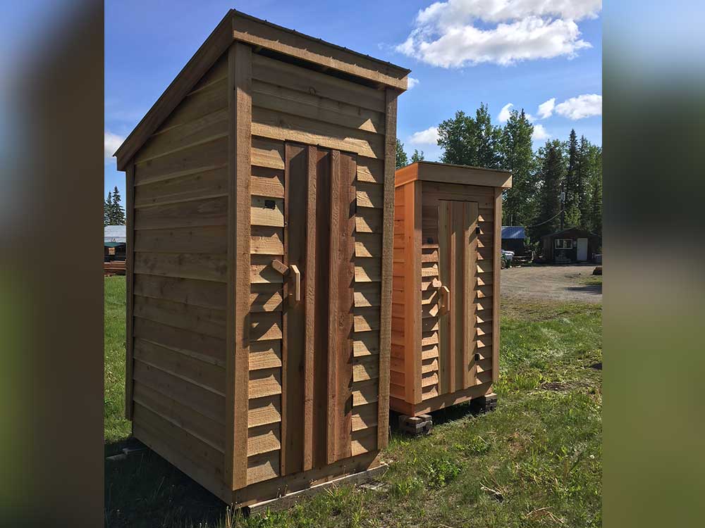 Fawn Lake Lumber Outhouses